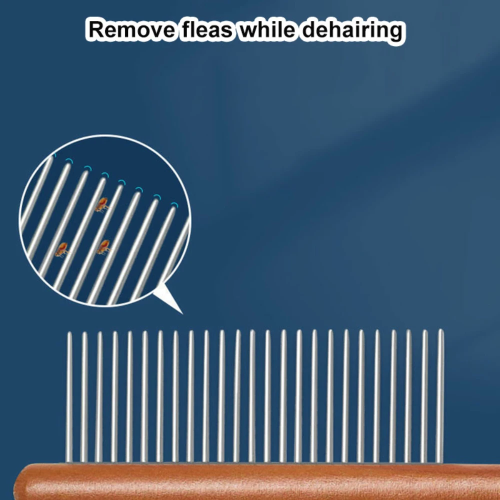 Расческа от блох для домашних животных кошек и собак Инструменты удаления Щетка