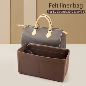 Felt Insert Bag Organizer For Lv Loop Moon Inner Packet Makeup Purse  Storage Tote Insert Handbag Organizers Package Accessories - Storage Bags -  AliExpress