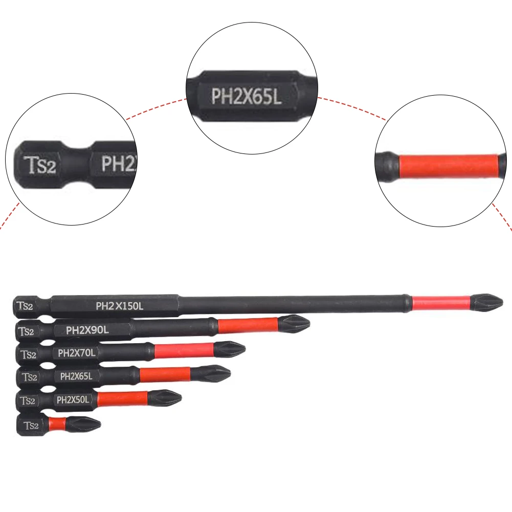 

Cross Screwdriver Screwdriver Bits 25-150mm Adopt Advanced Alloy Steel High Hardness High Quality Inductive Hardening