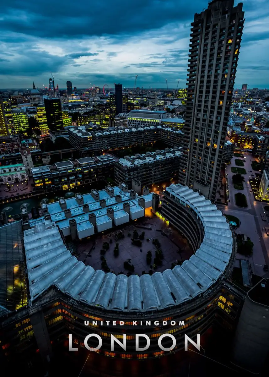 

Современный Стиль Плаката С Лондонским Городским Пейзажем, Печать На Холсте Без Рамы, HD-картина Для Декора Гостиной