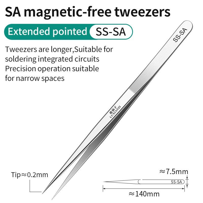 

LUXIANZI Антистатические пинцеты из нержавеющей стали