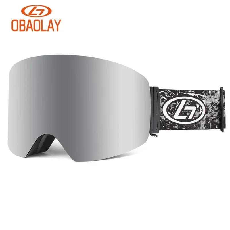 Мужские солнцезащитные очки OBAOLAY велосипедные с двойными линзами спортивные для