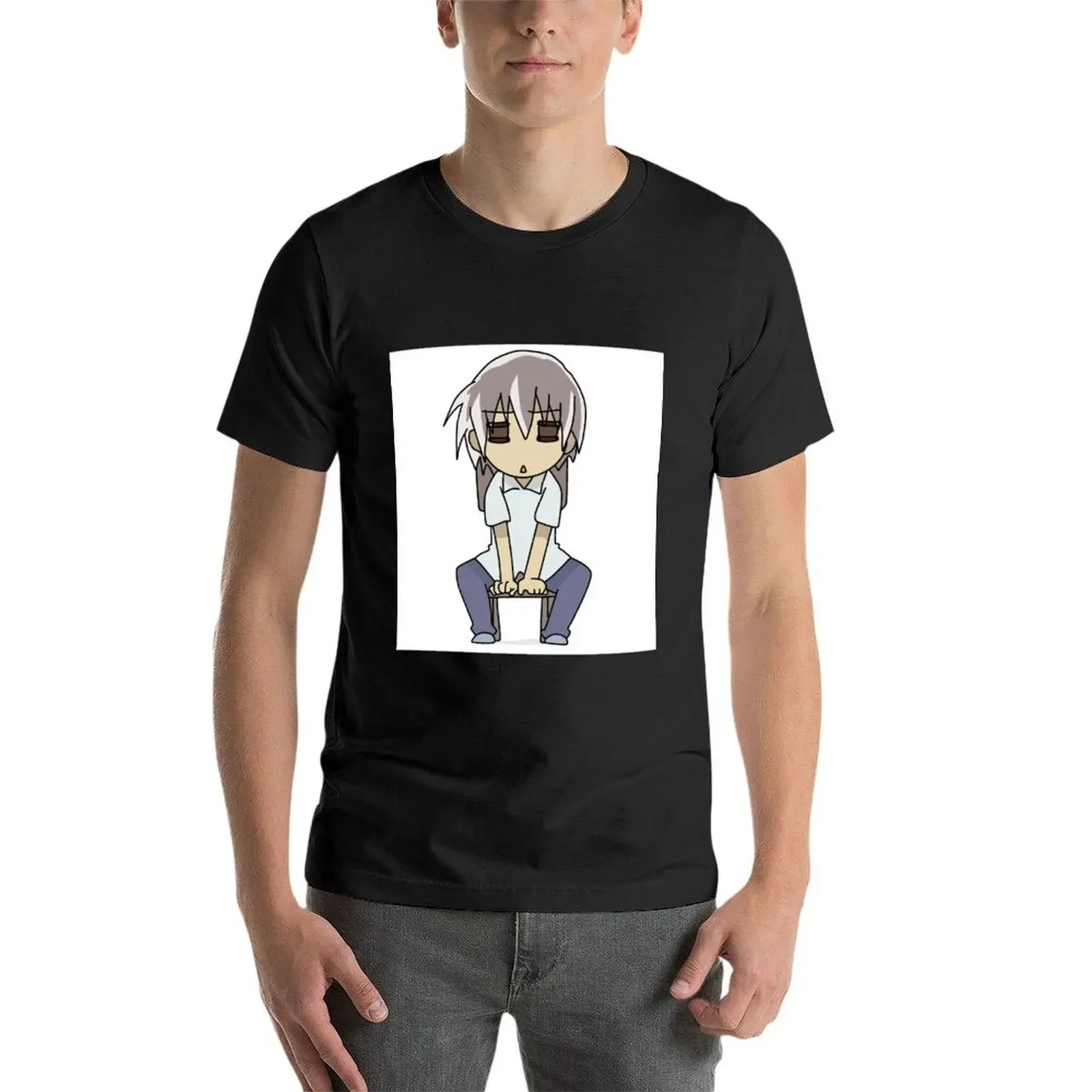 Ayumu Aikawa-Chibi-футболка с обычным фоном футболки баскетбольным рисунком для