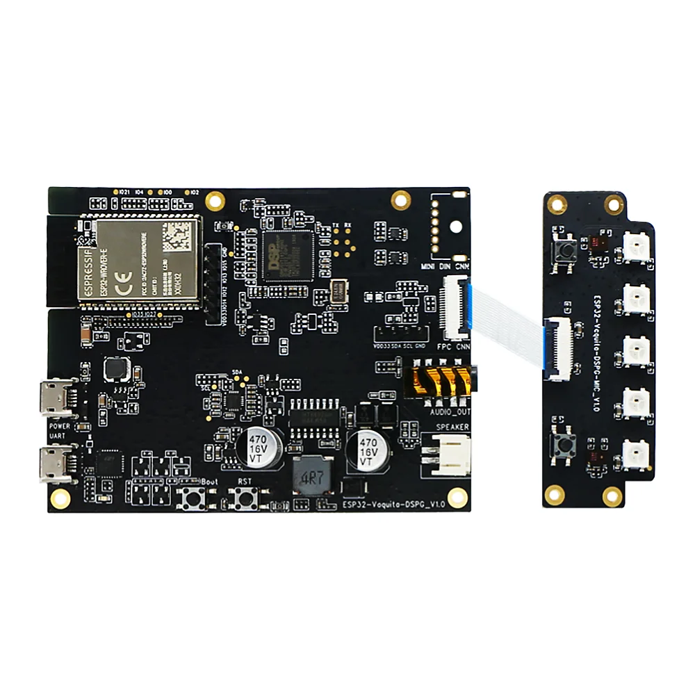 

ESP32 Vaquita DSPG Alexa Встроенная плата для разработки аудио AWS IoT