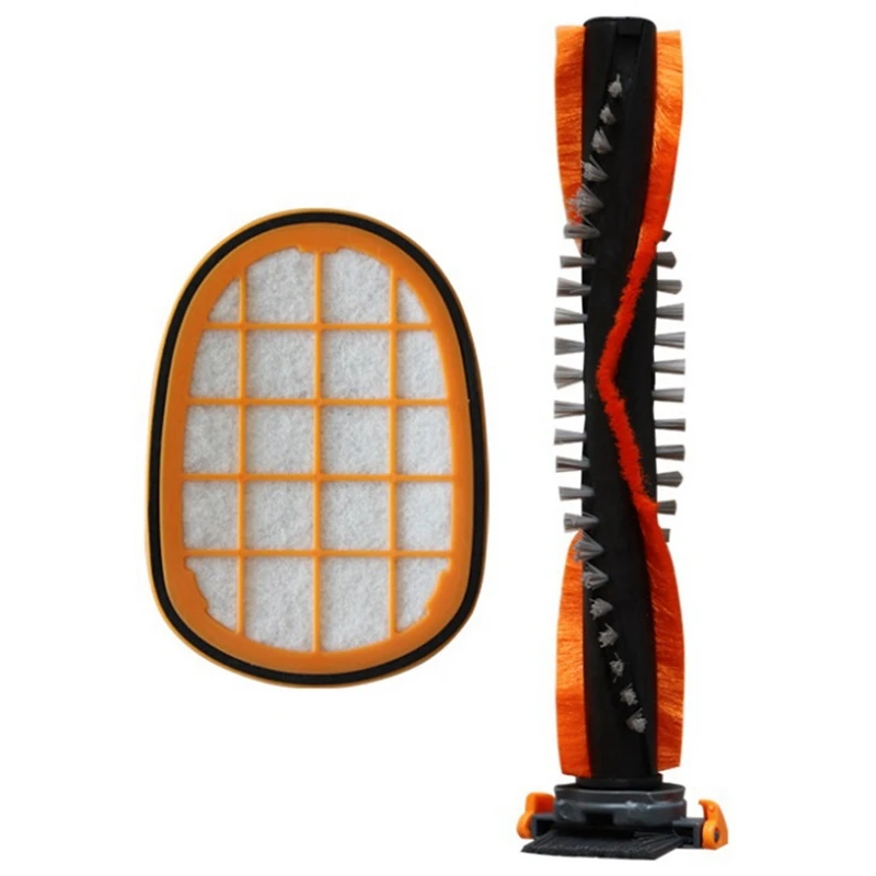 2 шт. роликовая щетка HEPA-фильтр для Philips FC6822 FC6823 FC6827 FC6908 FC6906 FC6904 запасные части