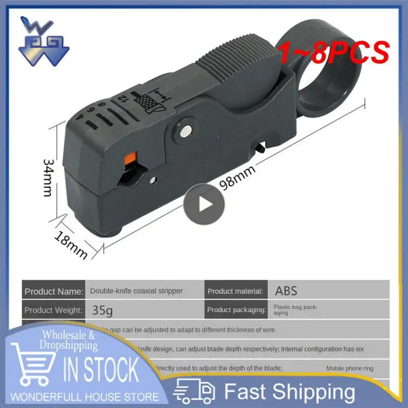 

Автоматические плоскогубцы для зачистки проводов Urijk, 1-8 шт., многофункциональные инструменты для зачистки проводов, обжимной инструмент для зачистки, шестигранный ключ