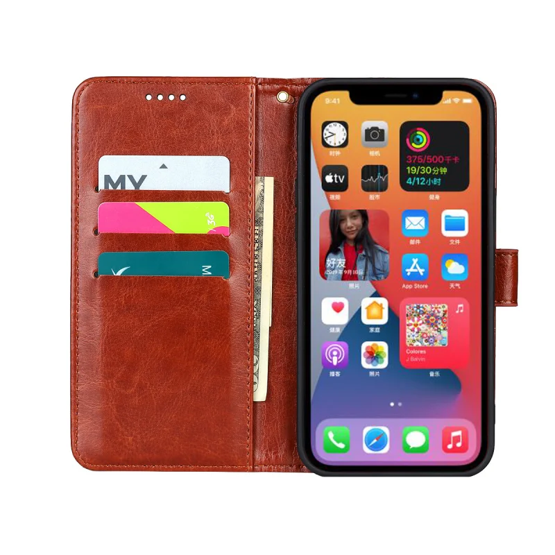 Для Ulefone Note 18 Ультратонкая Флип-Магнитная подставка в деловом стиле Кожаная