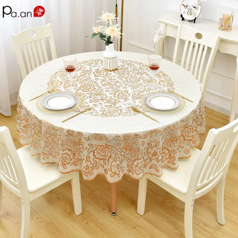 

Скатерть из ПВХ, 180 см, круглая, водостойкая