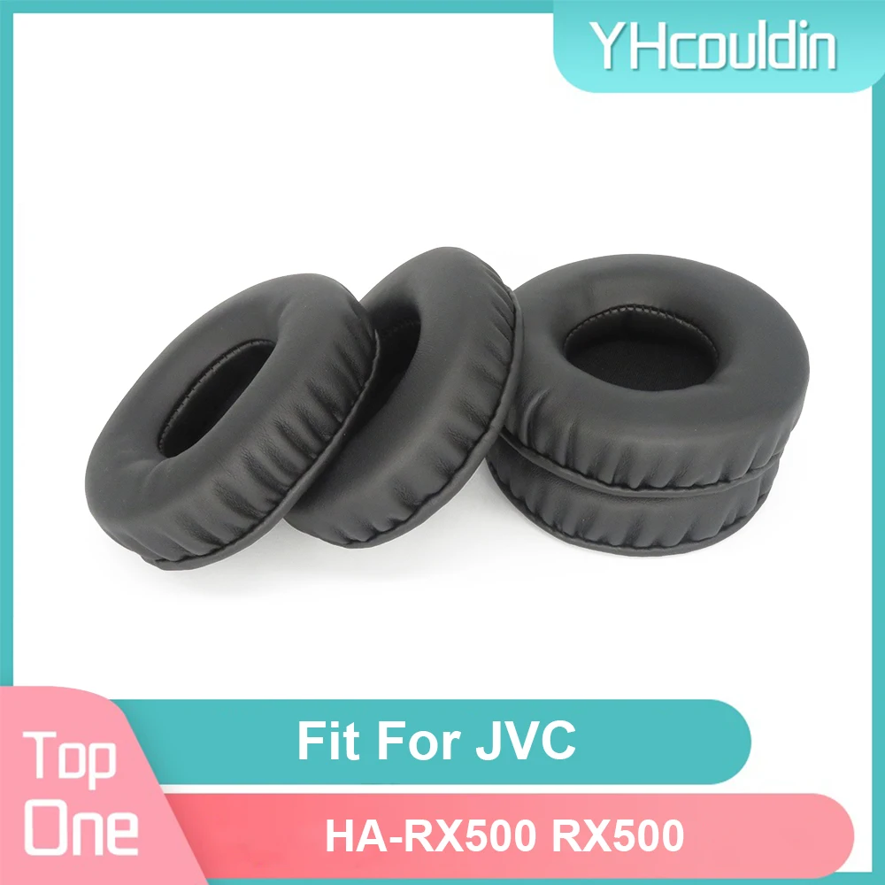 Earpads For JVC HA-RX500 RX500 Headphone Earcushions PU Soft Pads Foam Ear Pads Black