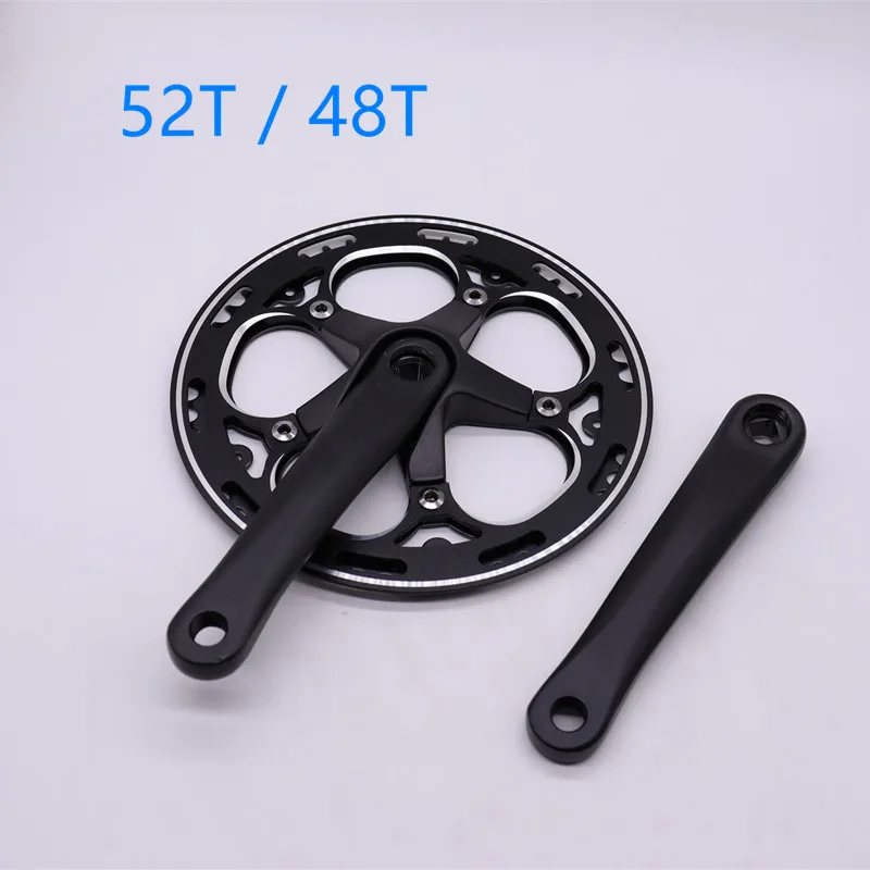 Городской велосипедный складной Кривошип 52T 48T квадратное отверстие 170 мм 152 ЧПУ - Цена: 938,83 руб.