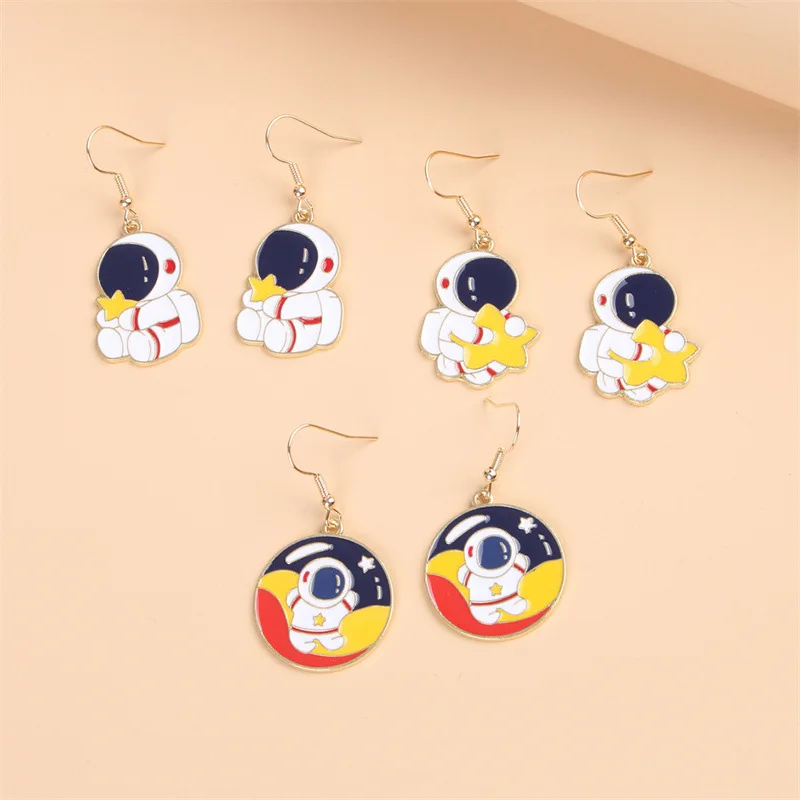 Новинка, оригинальные серьги-подвески Timlee E253 из сплава