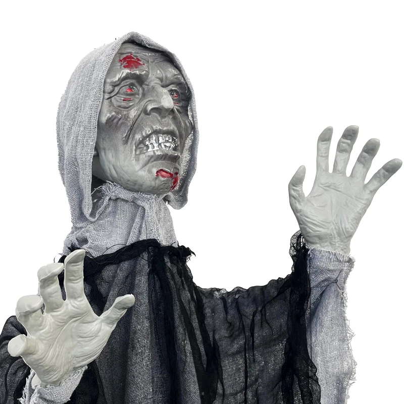Подвижные суставы реалистичный страшный крик подвесной призрак на Хэллоуин с