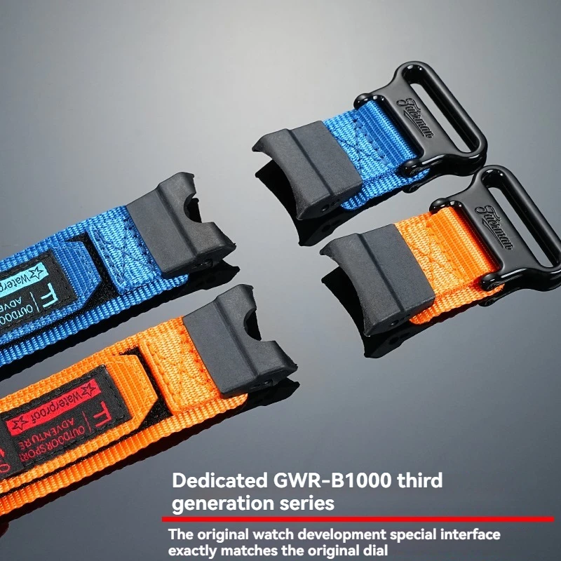 Фото Для CASIO G-Shock GG-B100Mudmaster 3-го поколения-сменный нейлоновый холщовый ремешок для уличных часов, аксессуары в стиле милитари №4