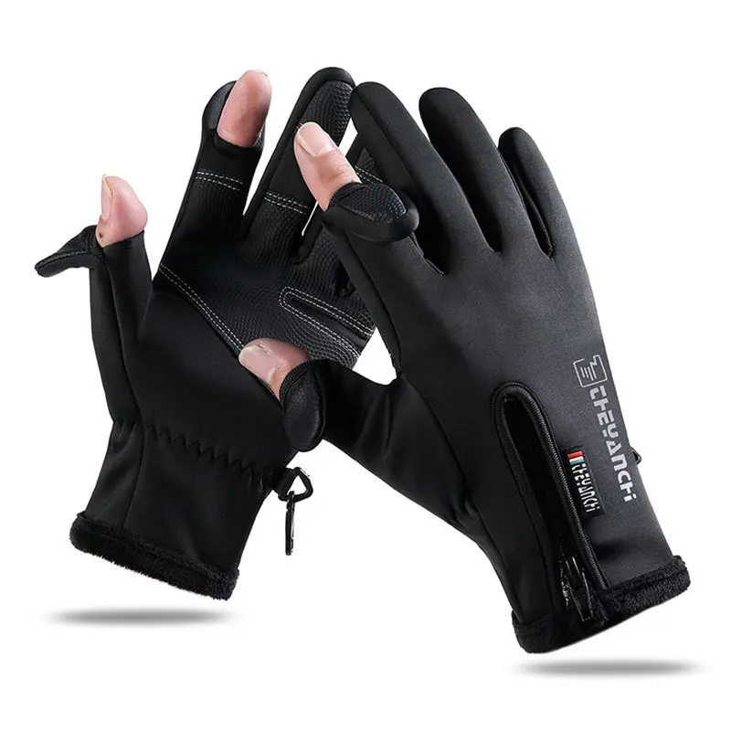 

Outdoor Winter Fishing Gloves Waterproof Moto Thermal Fleece Lined Resistant Touch Screen Non-slip Ski Motorbike Riding Glove