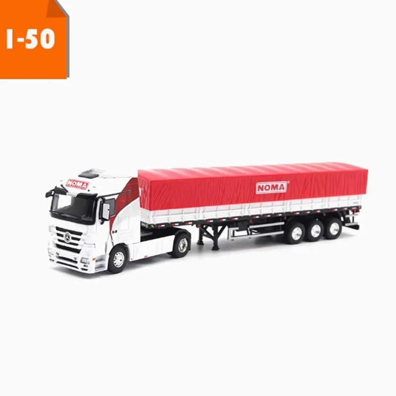 34 см 1:50 Benz контейнер из металлического сплава зерно поддона грузовик грузовая