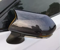 horn glossy black car side view rearview mirror cover caps trim sticker for toyota camry 2018 for avalon 2019 c hr 2016 2018
