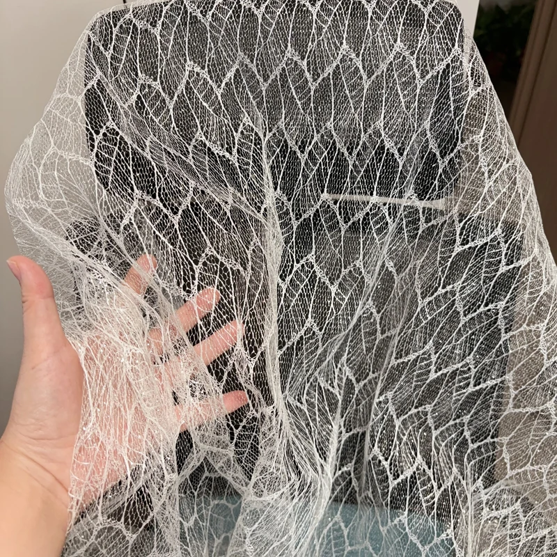 Блестящая блестящая сетчатая кружевная ткань средние жесткие аксессуары сетка