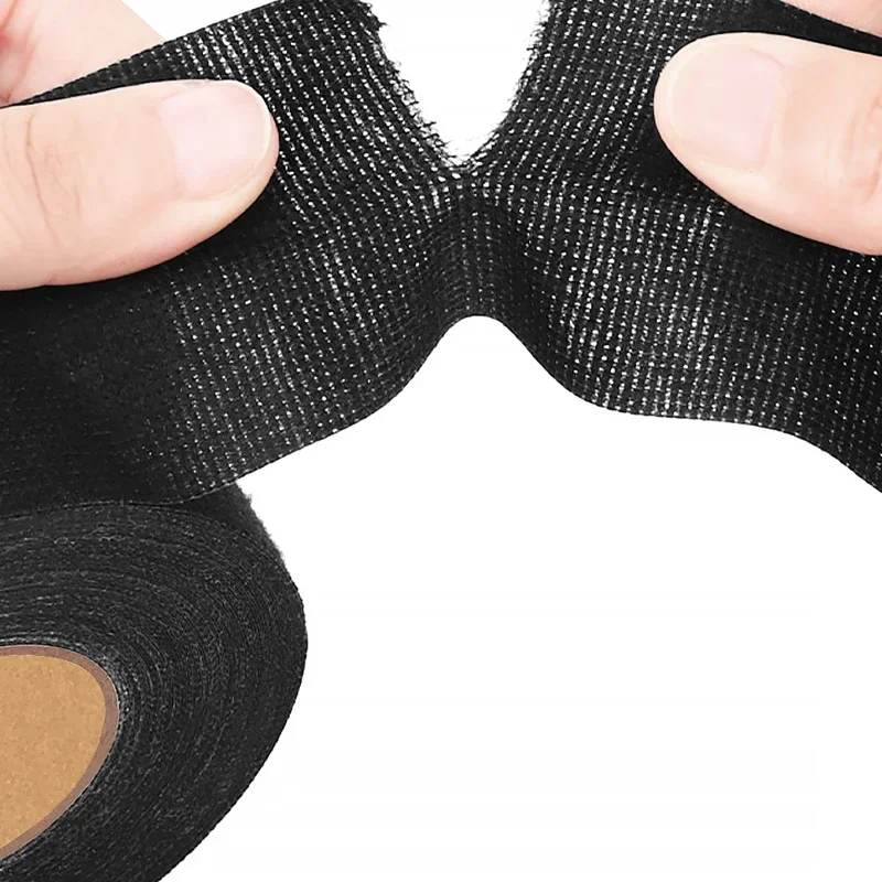 Ширина 9 мм 19 25 32 самоклеящаяся тканевая лента изоляционная термостойкая