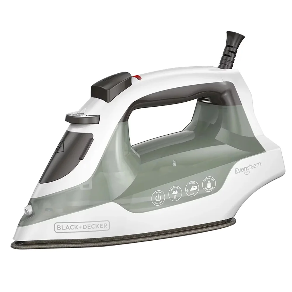 

BLACK+DECKER Easy Steam Compact Clothing Iron In Grey Portable Iron Wireless Iron Electric Irons Laundry Appliances