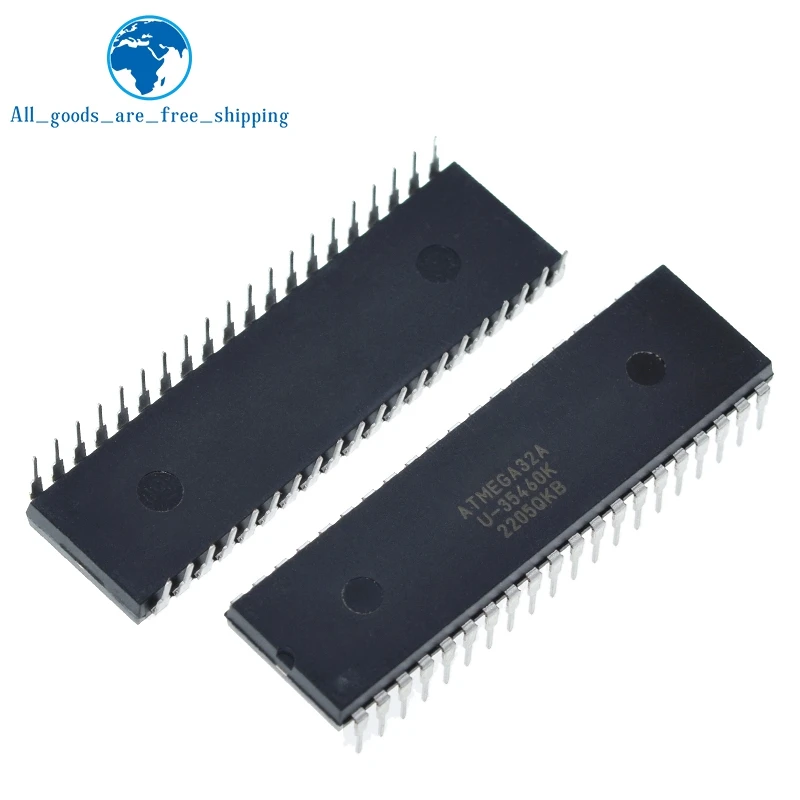 TZT ATMEGA32A-PU DIP ATMEL ATMEGA32A ATMEGA32 DIP40 программируемая вспышка | Электронные компоненты и