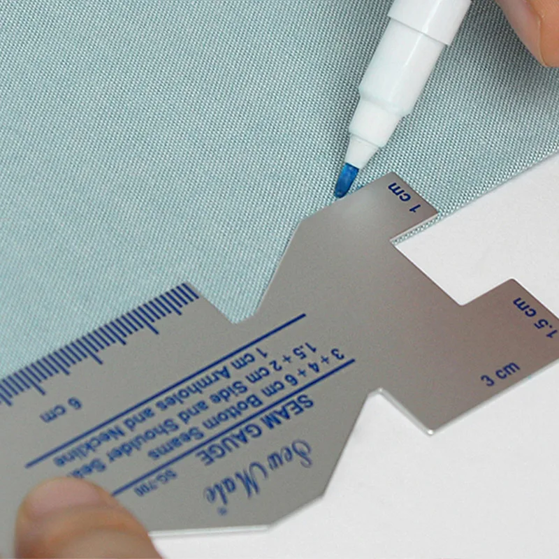 ⚡Прецизионный измерительный прибор для швов металлический фотошаблон линейка