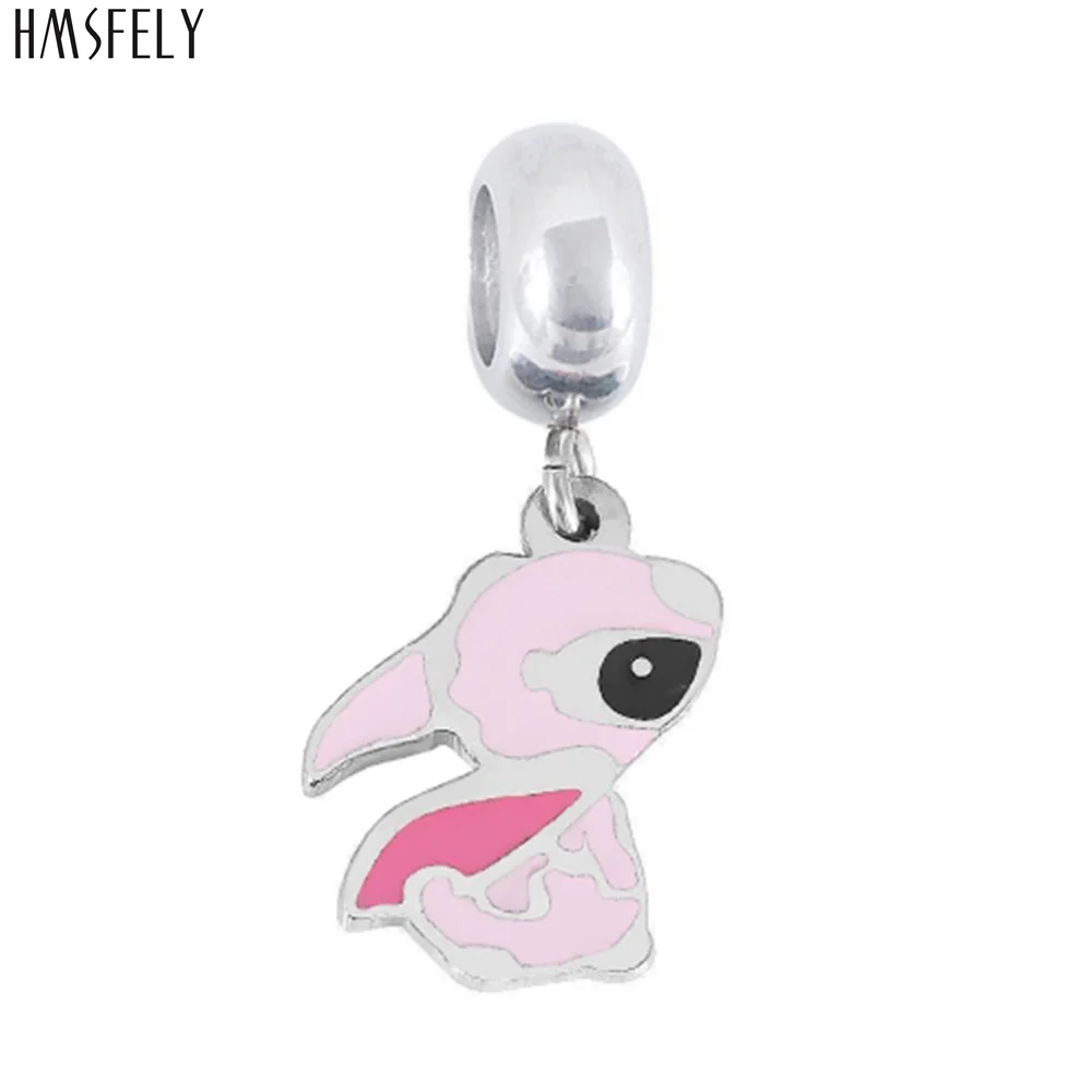 HMSFELY, Милый заяц, стальной кулон для самостоятельного изготовления браслетов, ожерелий, ювелирных изделий, аксессуары, женские части браслетов