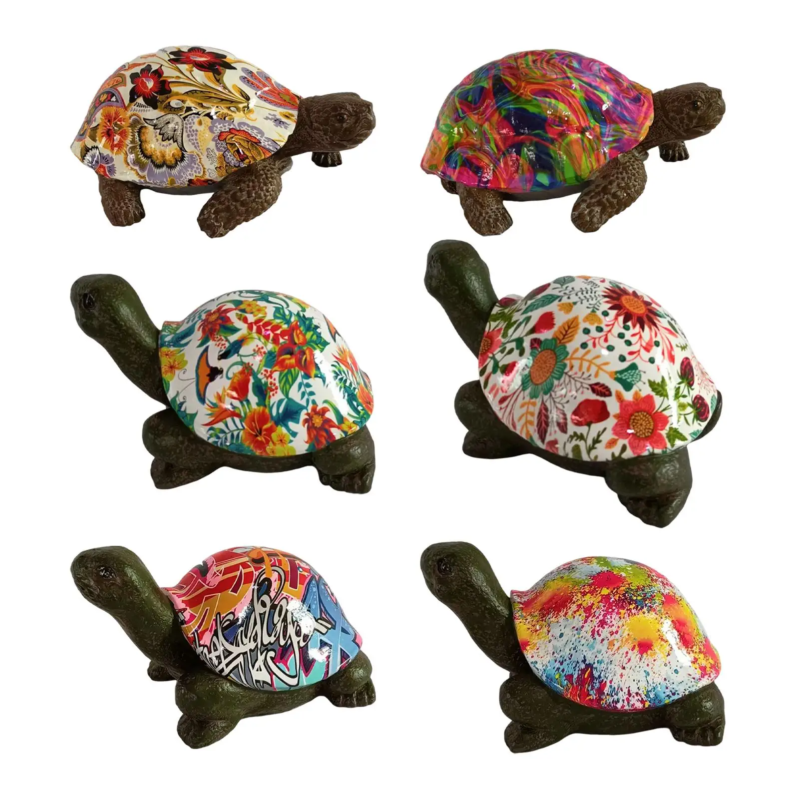 

Turtle Outdoor Decor Creative Art Tortoise Figurine Turtle Lawn Ornaments Garden Tortoise Statue Outdoor for Decoration Backyard
