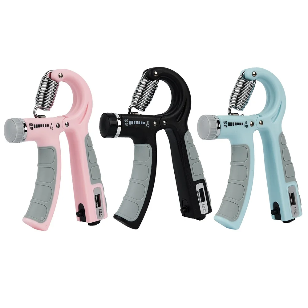 

5-60kg Adjustable Gripper Fitness Hand Heavy Wrist Strength Trainer Exerciser Spring Finger Pinch Carpal Expander Grip FatGrip