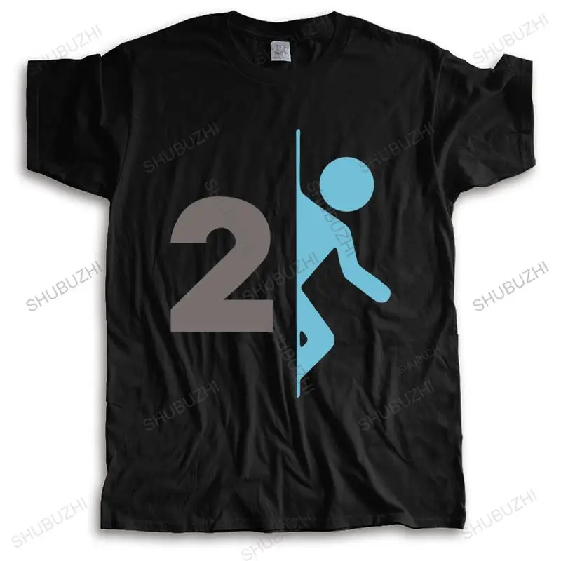 

Hot sale men brand summer t shirt vintage tee Portal 2 Aperture Laboratories Game Fashion Unisex Teeshirt cotton short sleeve
