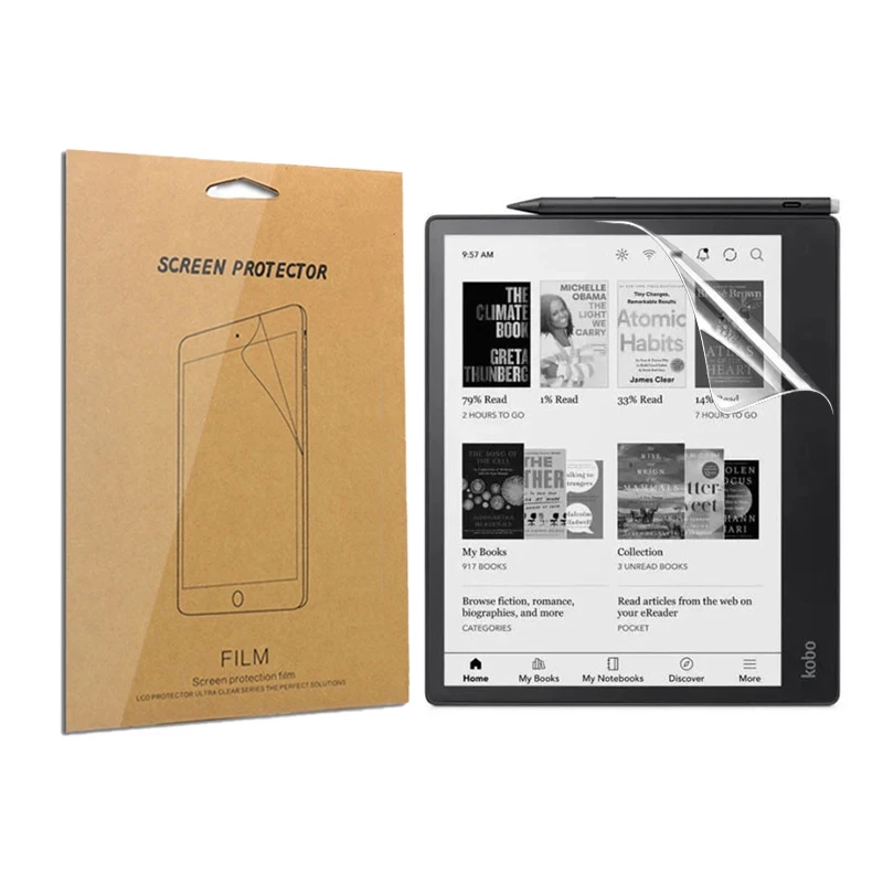 Matowy ochraniacz ekranu do KOBO Elipsa 2E 10 3 cala Folia ochronna Akcesoria czytników