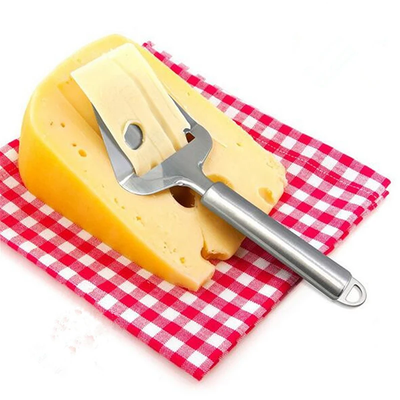 

Silver Stainless Steel Cheese Peeler Cheese Slicer Cutter Butter Slice Cake Pizza Spatula Cheese Shovel ShoKitchen Cooking Tools