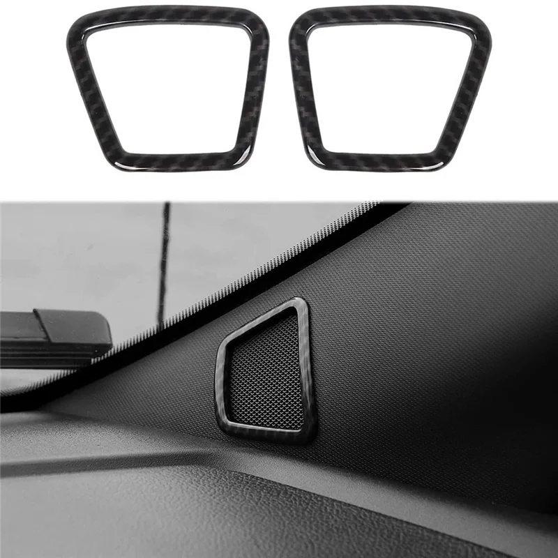 

Декоративная отделка колонки A Pillar, наклейки на крышку для Ford F150 2015-2020, аксессуары для интерьера (ABS-углеродное волокно)