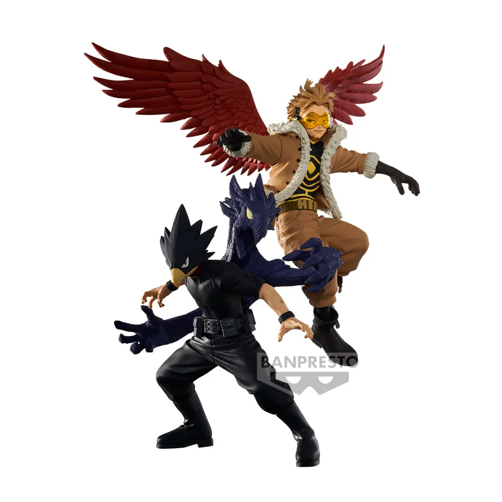 

BANPRESTO Bandai My Hero Academia Tokoyami Fumikage Hawks Anime PVC Action Figures 140mm Figurine Toys For Gift