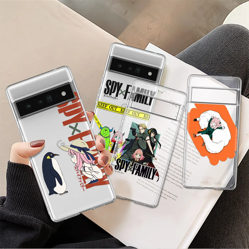

SPYxFAMILY Anime Cases For Pixel 2 3 4 5 6 3a 4a 5a 6a 6 Pro 2XL 3XL 4XL Cover For Pixel 3a XL 4a 5G 5a 5G Protection Shell