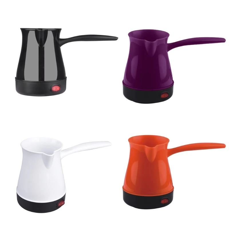 

Электрическая полуавтоматическая кофемашина Moka Plug, 3-6 чашек, цвета: черный, красный и белый на выбор