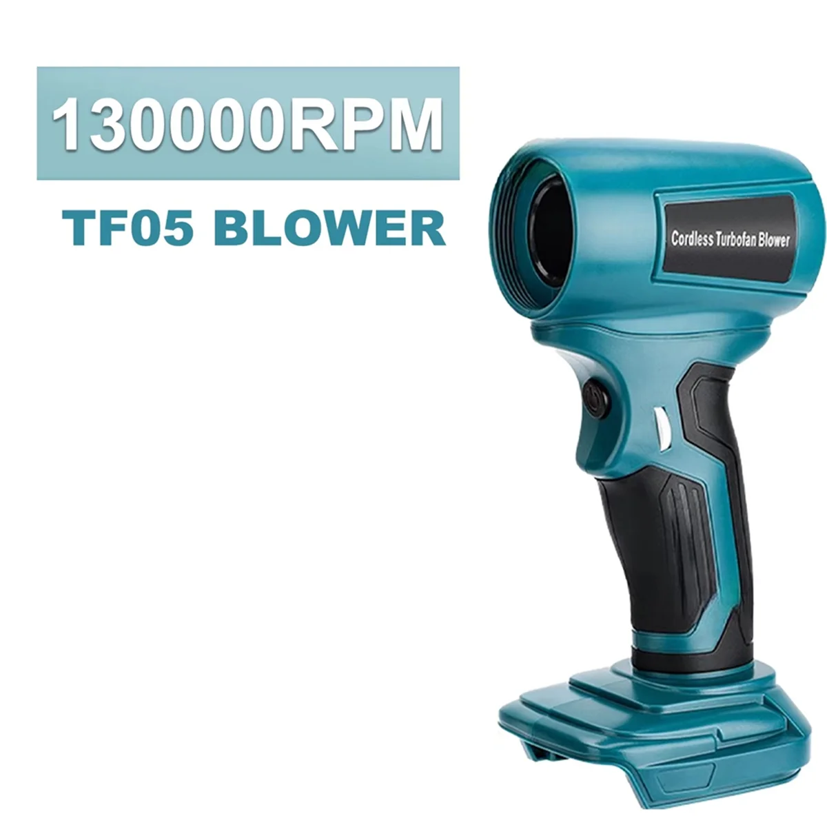 Фото AA98 Mini Jet Blower Портативный Violent Turbo Fan для литий-ионной батареи 18 В Беспроводной ручной вентилятор №4