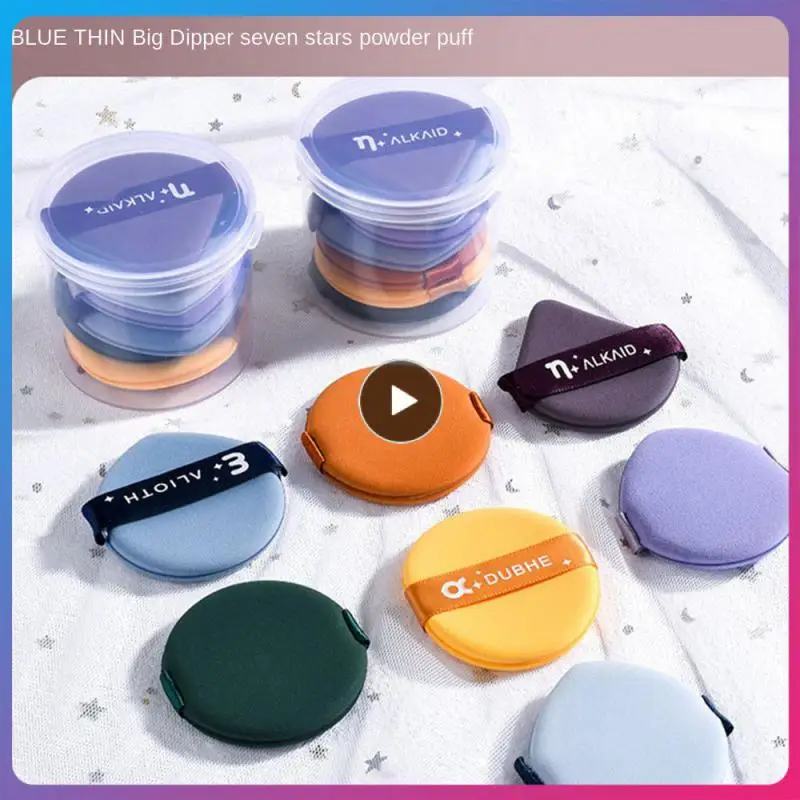 

Round Powder Puff Dry Wet Use Puff Soft Washable Puff Triangle Powder Puff Set Powder Puff Set Makeup Tool Face Makeup Sponge