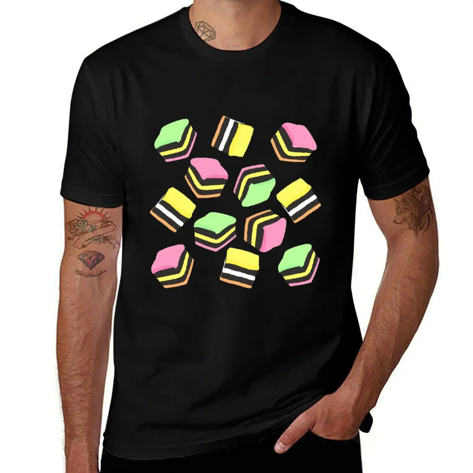 Футболка Licorice Allsorts Lollies синие арховные футболки по индивидуальному заказу для