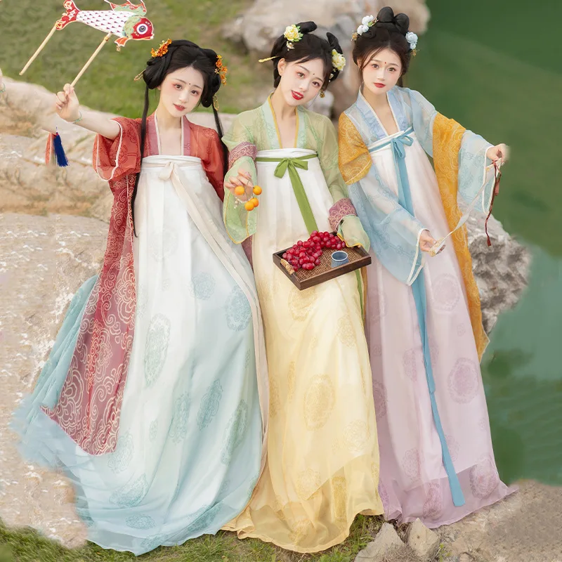 YJ09 оригинальная Женская юбка ханьфу династии Тан длина груди улучшенная Новая