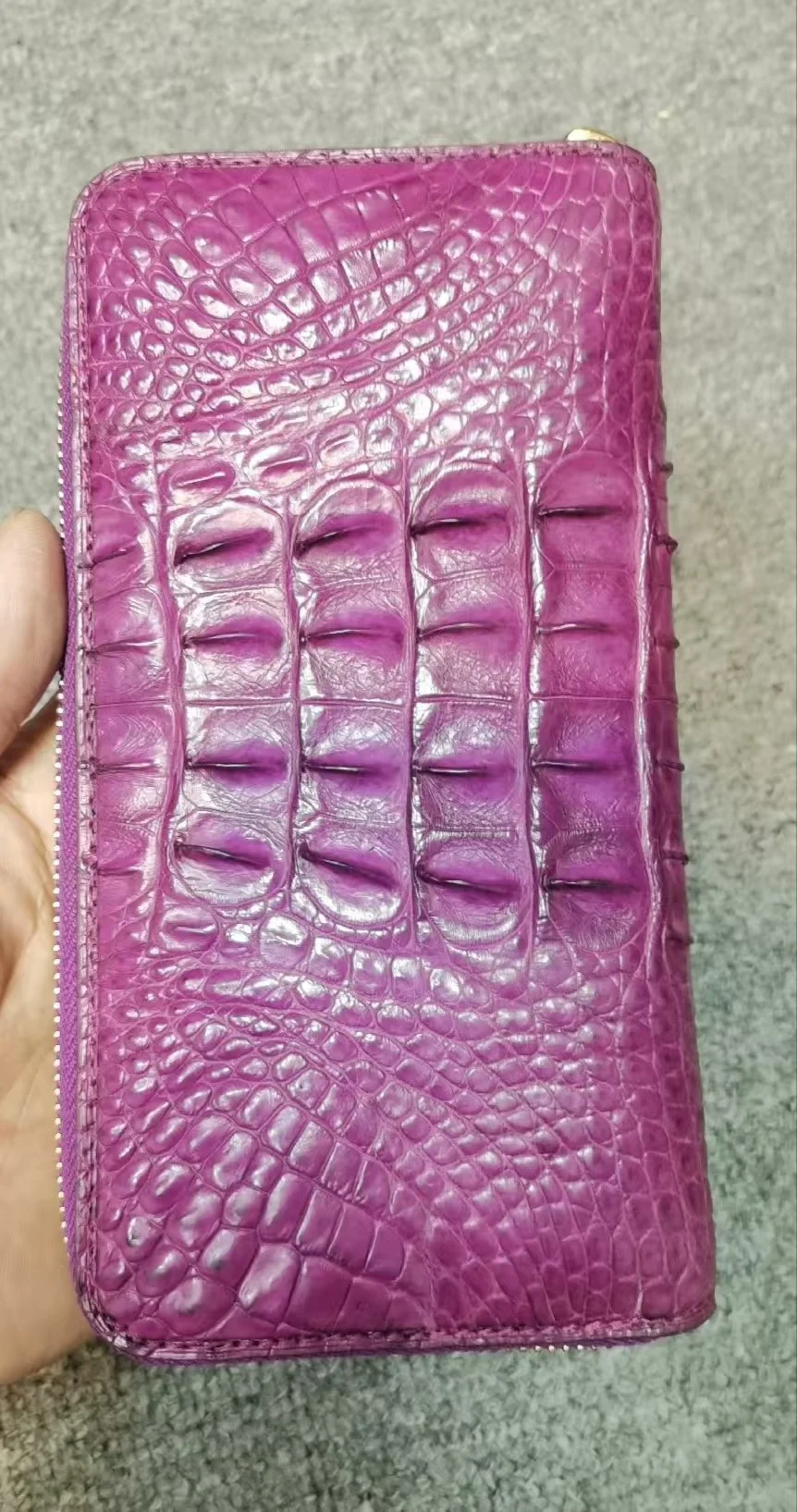 2024 новый женский кошелек-клатч из крокодиловой кожи розовый длинный кошелек