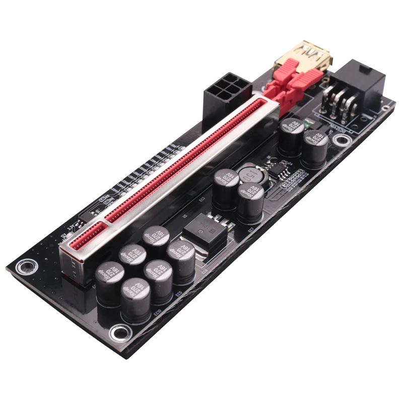 PCIE Riser 011 V011 Pro PCI E Express PCI-E 16X Видеокарта GPU с двойным 6-контактным адаптером для
