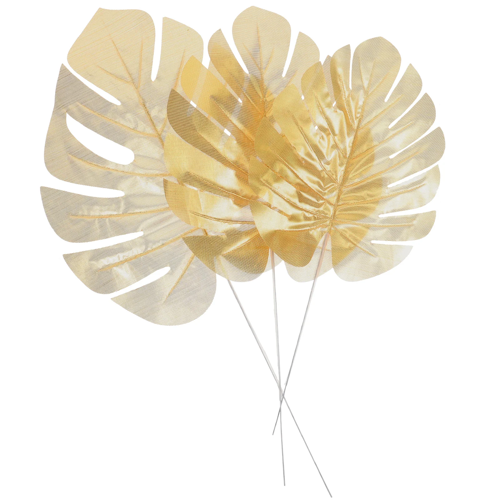 

12 Pcs Wedding Decor Tropical Leaves Hawaii Ornament Monstera Branch Hawaiian Artificial Turtle Summer