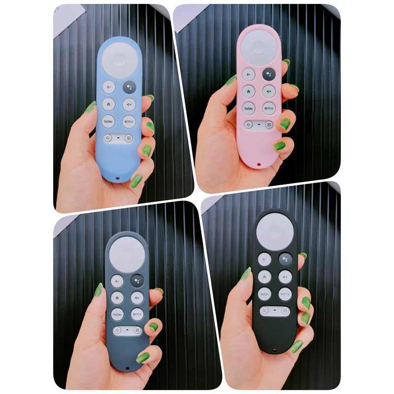 Мягкий силиконовый чехол для 2020 Google Chromecast 4k Snow Remote нескользящий удаленного