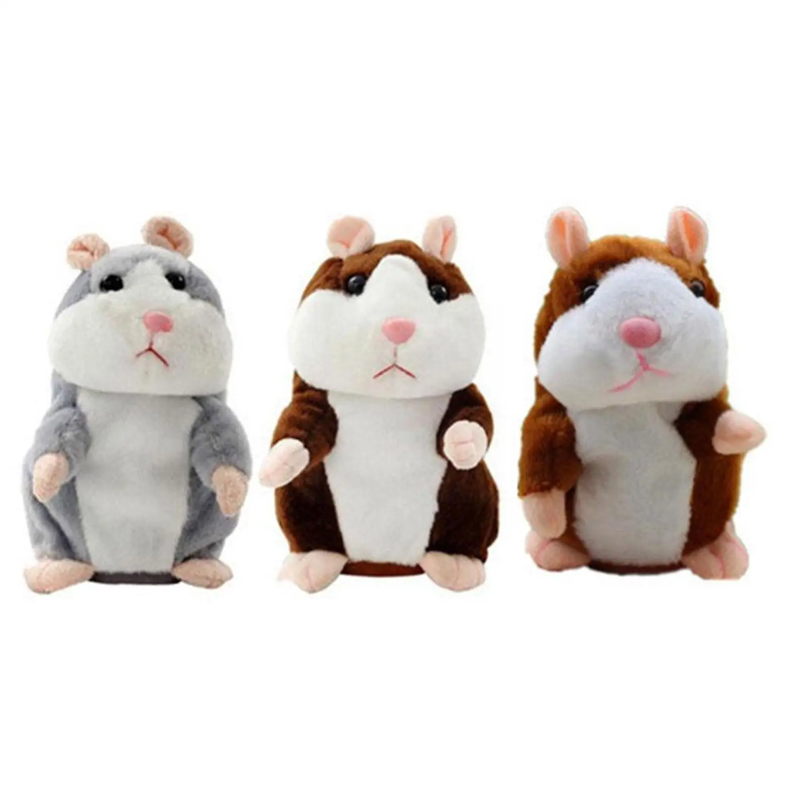 

Cute Talking Hamster Electric Speak Talk Sound Record Plush Kids Hamster Repeat Gifts Birthday Stuffed Cute Animal Toys G1k4