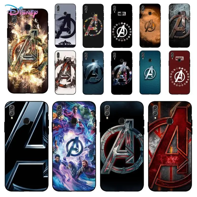 

Disney Avengers Logo Phone Case for Huawei Honor 10 i 8X C 5A 20 9 10 30 lite pro Voew 10 20 V30