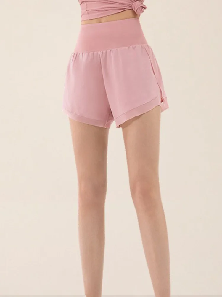 Шорты женские однотонные для балета и йоги костюм на Хэллоуин с завышенной