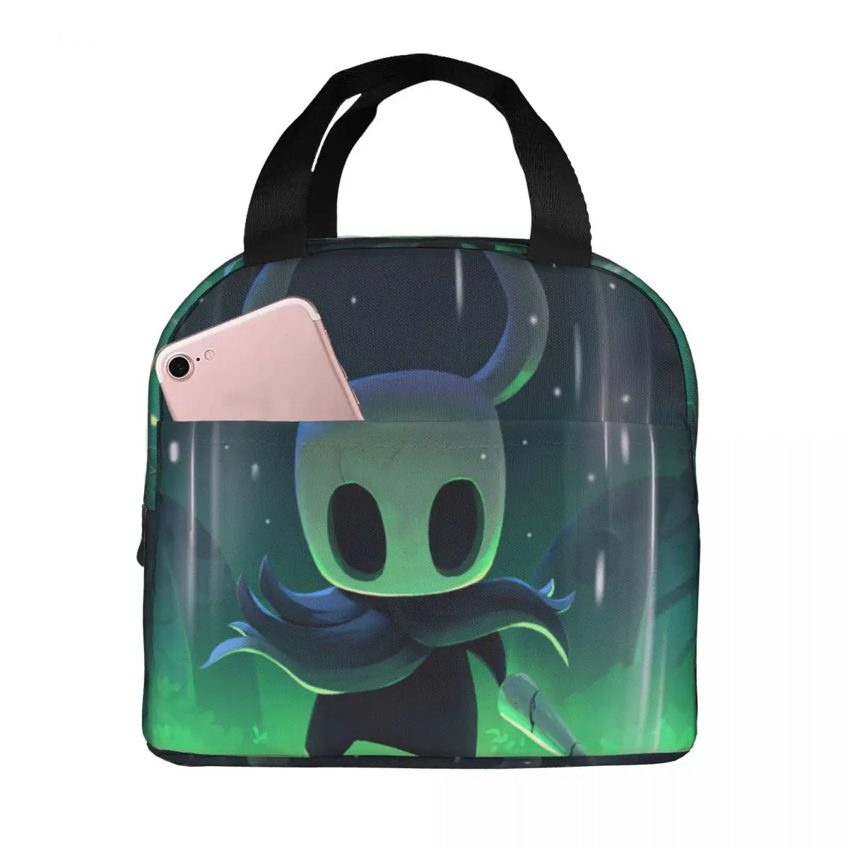 

Hollow Knight Cooler Lunch Box Portable Insulated Lunch Bag Thermal Food Picnic Lunch Bags