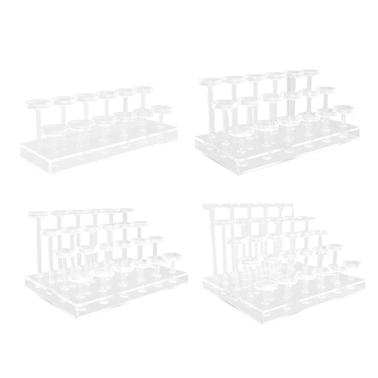 

Acrylic Donuts Stand Clear Cupcake Stand Multifunctional Display Shelf for Parties Baby Shower Wedding Birthday Collections