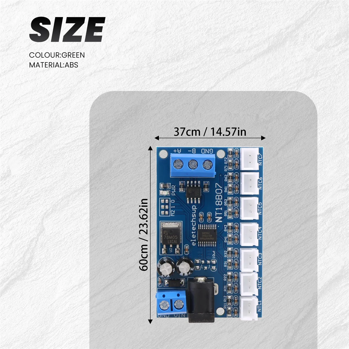 7-канальный датчик температуры RS485 измерение MODBUS RTU безбумажный регистратор ПЛК