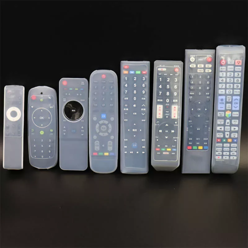 

New in Sizes Silicone TV Remote Control Case Cover Video TV Set top Box Air Condition Dust Protect Storage Bag Anti dust Waterpr